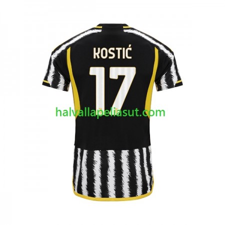 Jalkapallo Pelipaidat/Peliasut Juventus Filip Kostic 17 Kotipaita 2023-2024 Lyhythihainen